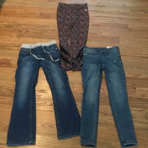 Jeans and leggings